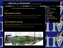 Tablet Screenshot of miesvillemudhens.com